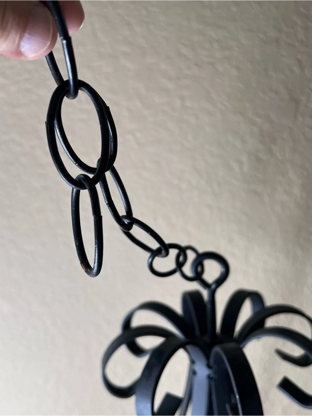 Vintage Candelabra, Primitive this hanging